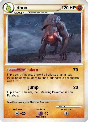 Pokemon rihno