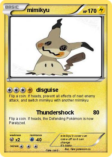 Pokemon mimikyu