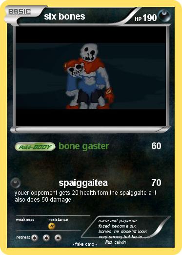 Pokemon six bones