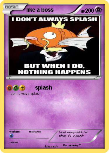 Pokemon like a boss
