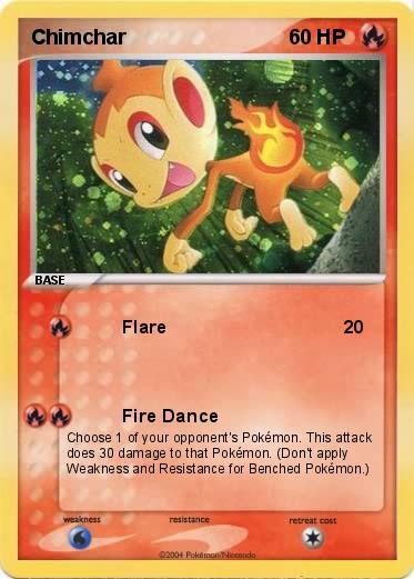 Pokemon Chimchar