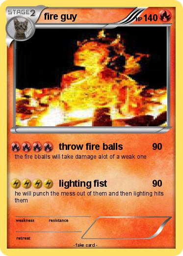 Pokemon fire guy