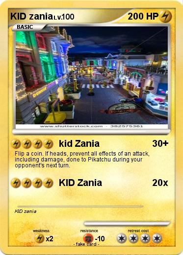 Pokemon KID zania