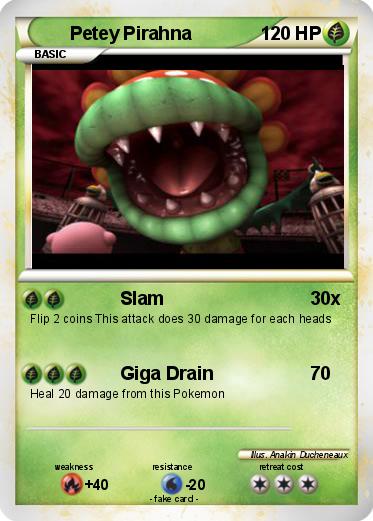 Pokemon Petey Pirahna