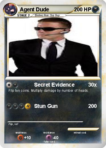 Pokemon Agent Dude