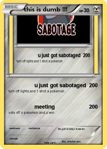 Pokemon this is dumb !!!
