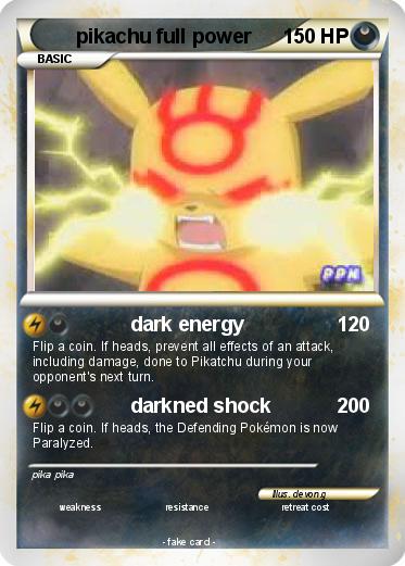 Pokemon pikachu full power