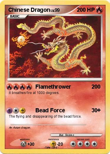 Pokemon Chinese Dragon
