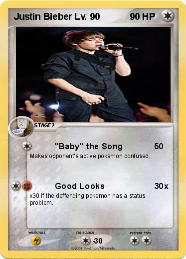 Pokemon Justin Bieber Lv. 90