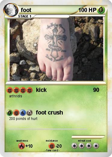 Pokemon foot