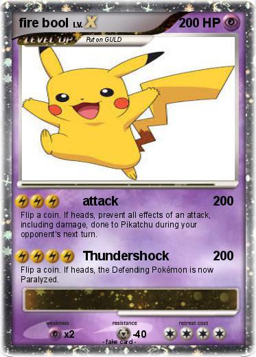 Pokemon fire bool