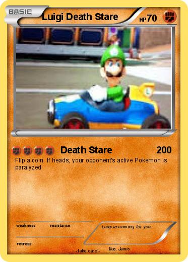 Pokemon Luigi Death Stare