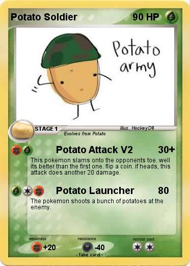 Pokemon Potato Soldier