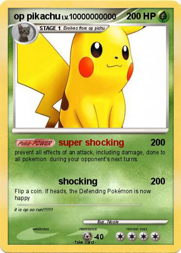 Pokemon op pikachu
