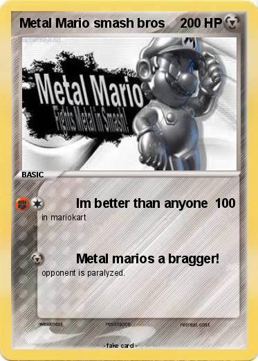 Pokemon Metal Mario smash bros