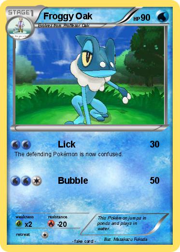 Pokemon Froggy Oak
