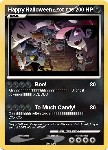 Pokemon Happy Halloween