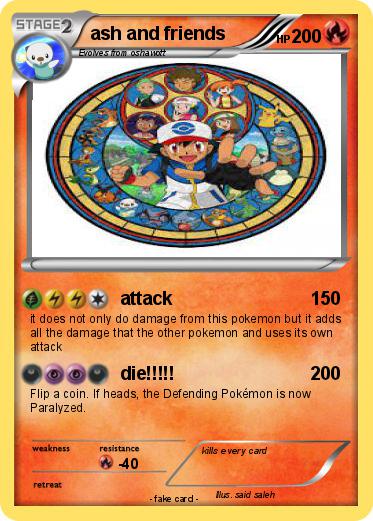 Pokemon ash and friends