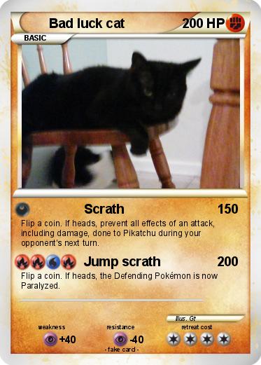 Pokemon Bad luck cat