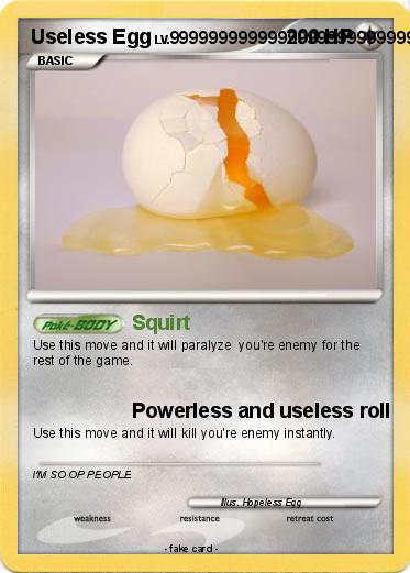 Pokemon Useless Egg