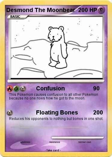 Pokemon Desmond The Moonbear