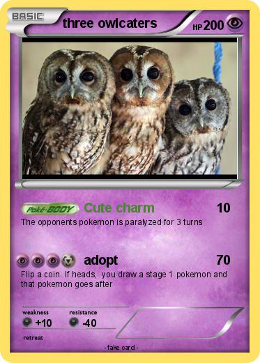 Pokemon three owlcaters