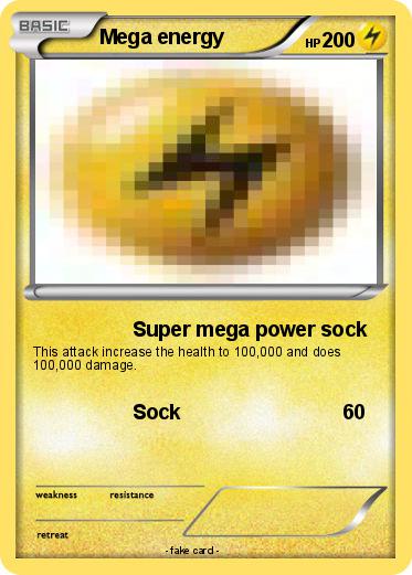 Pokemon Mega energy