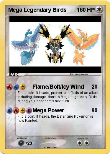 Pokemon Mega Legendary Birds