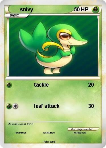 Pokemon snivy