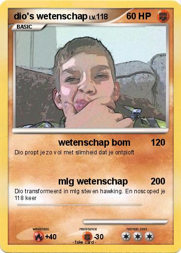 Pokemon dio's wetenschap