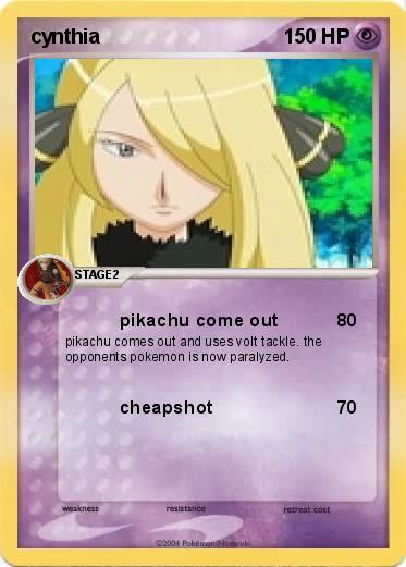 Pokemon cynthia