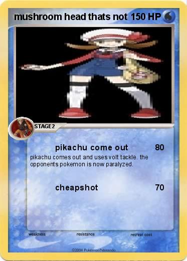 Pokemon mushroom head thats not 