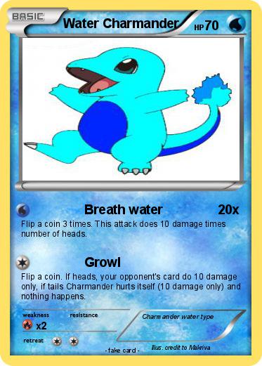 Pokemon Water Charmander