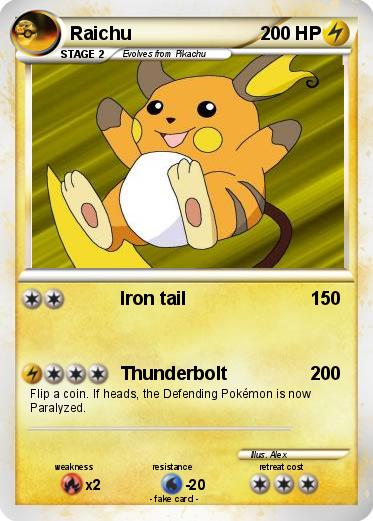 Pokemon Raichu