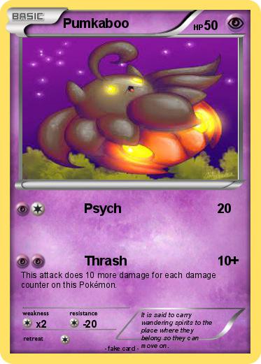Pokemon Pumkaboo