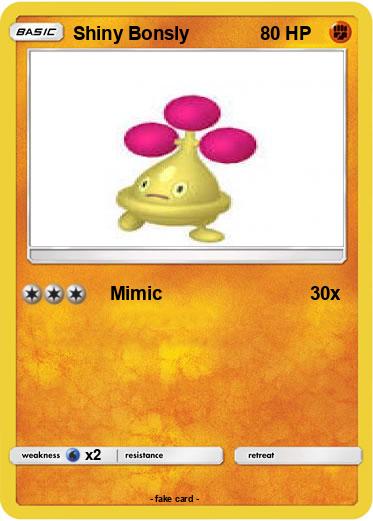Pokemon Shiny Bonsly