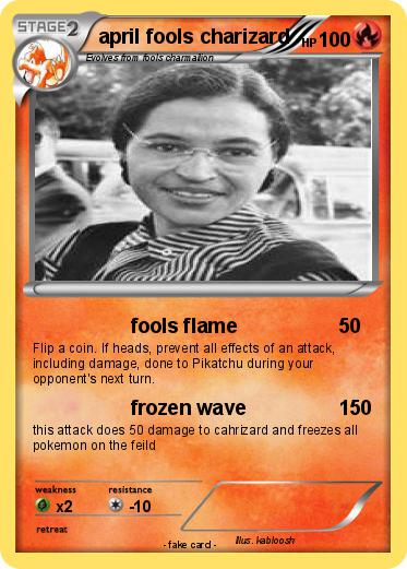 Pokemon april fools charizard