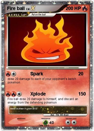 Pokemon Fire ball