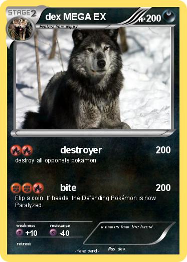Pokemon dex MEGA EX