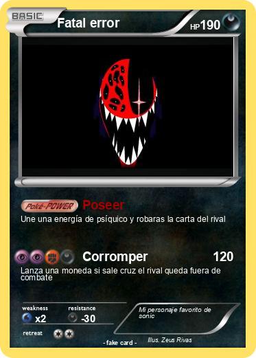Pokemon Fatal error