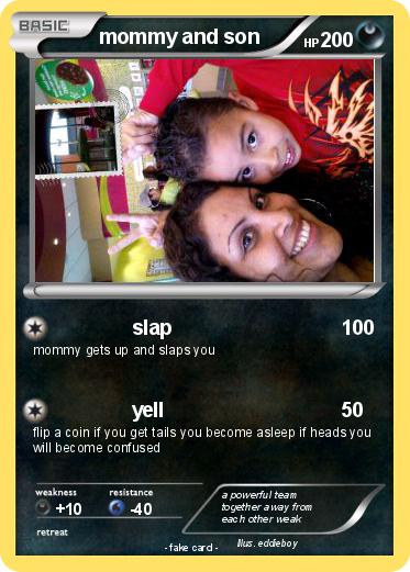 Pokemon mommy and son