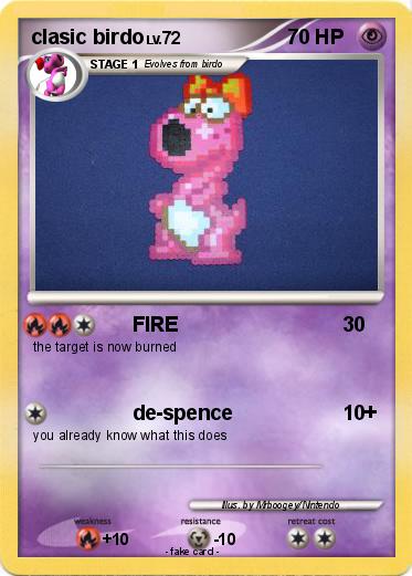 Pokemon clasic birdo
