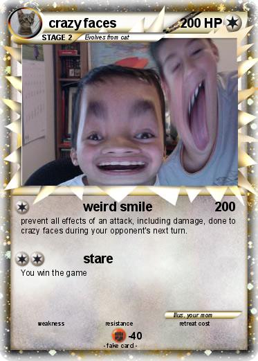 Pokemon crazy faces