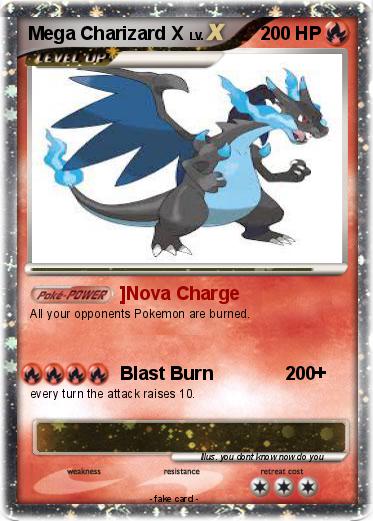 Pokemon Mega Charizard X