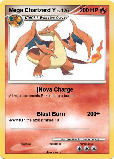 Pokemon Mega Charizard Y