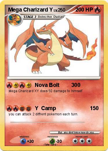 Pokemon Mega Charizard Y