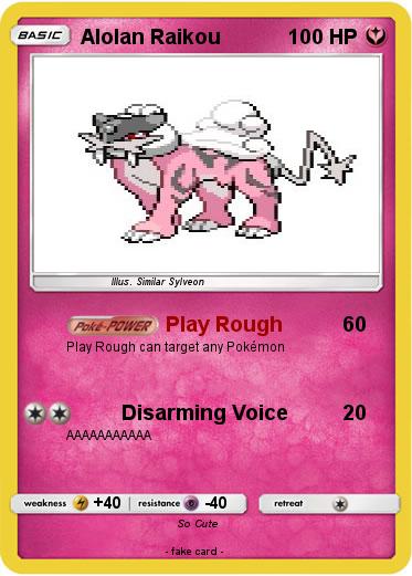 Pokemon Alolan Raikou
