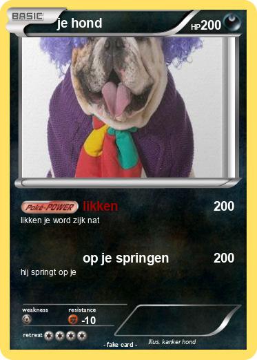 Pokemon je hond