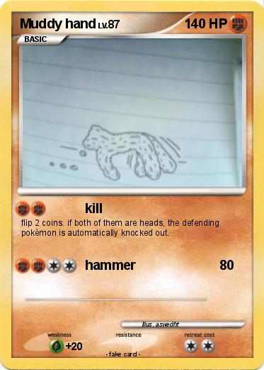 Pokemon Muddy hand