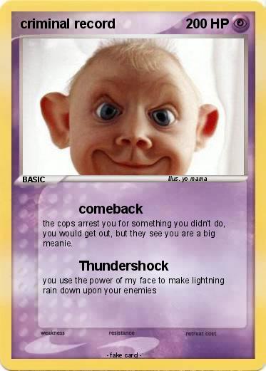 Pokemon criminal record